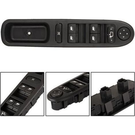 Platine Commande interrupteur Lève-Vitre Electrique for Peugeot 307 6554KT (1/4)
