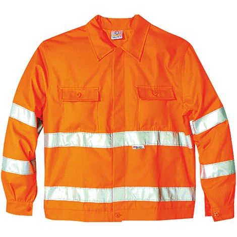 Veste de travail haute visibilite' gilet taille XL bandes re'trore'fle'chissantes 3M