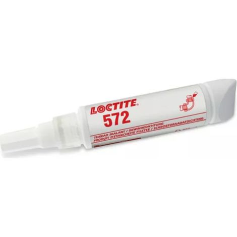 LOCTITE 572 250ml Produit d'étanchéité filetée blanc résistance moyenne (1/3)