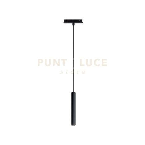 SOSPENSIONE TUBO/PICCOLA PER BINARIO MAGNETICO NERO LED 3000K 468LM 6W