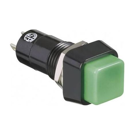 BOUTON POUSSOIR À PRESSION TRU COMPONENTS TC-R13-23A-05GN 1587864 250 V/AC 1.5 A 1 X OFF/(ON) À RAPPEL 1 PC(S)
