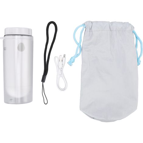 Bidon de Toilette Portable 230ml USB Rechargeable, Économiseur d'Eau Efficace, Bidet de Voyage Transparent pour Toilette (1/5)