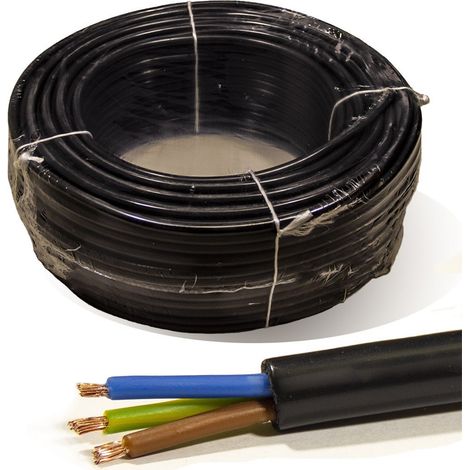 Rollo 100 mtrs. Manguera 3X1,5 mm² FLEXIBLE PVC RV-K 0,6/1KV