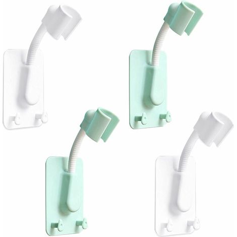 Green Mobility-support de douchette, support de douche ventouse support de douche reglable support de douche à rotation 360 support de douche réglable support douche pour salle de bain hôtel (4 pièces (1/5)
