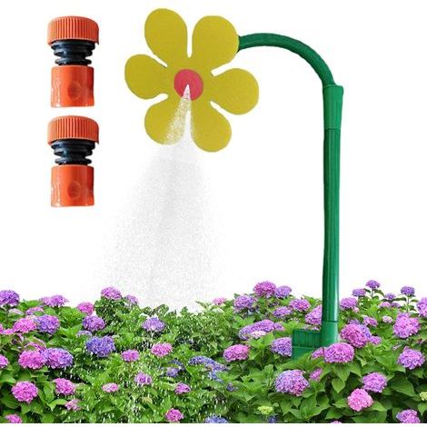 with tanzenden Blumen 360 Grad drehbarer Gartensprinkler für (1/5)