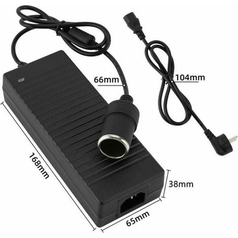 Convertisseur de tension - - 230V vers 12V - 10A - 180W - Universel (1/3)