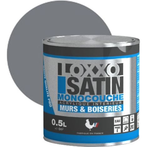 Loxxo Peinture Acrylique Murs & Plafonds - Monocouche - Satin Conditionnement: 0,5L - Couleur: MINERAL