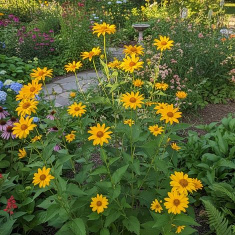 Hélénie de Hoopes, Helenium/Lot de 3 godets