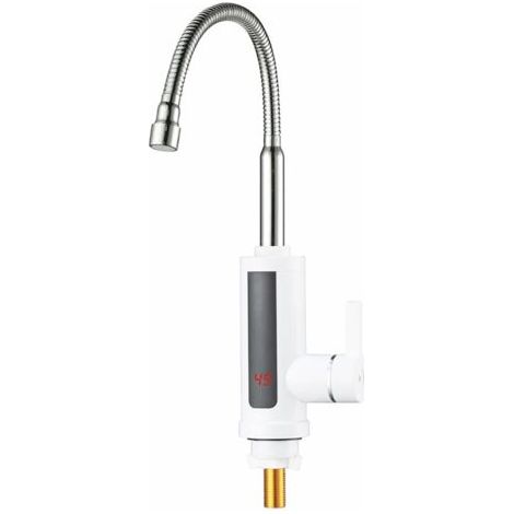 Robinet d'eau Chaude électrique instantané, Chauffe-Eau électrique de Cuisine numérique de Chauffage électrique Robinet Eau Chaude et Froide à Double Usage & instantané (1/5)