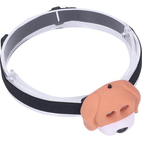 Cartoon-LED-Scheinwerfer, niedliche Hunde-Tier-Stirnlampe, tragbar, umweltfreundlich, Outdoor-Scheinwerfer für Kinder (1/5)