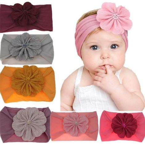 Bandeau Bebe Fille - Coton - Multicolore - Taille Unique - 10 Unites (1/5)