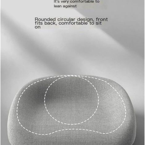 Coussin Chaise - Mousse Haute Densité 6 cm - Housse Amovible Lavable - Pour Salle À Manger Bureau Voiture - Lot De 6 (1/4)