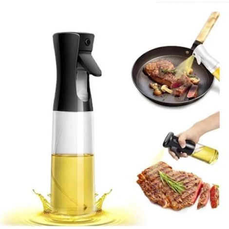 22 Glas-Sprühflaschen für Öl und Essig – 200 ml, schwarz