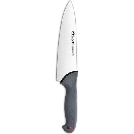 Coltello da cuoco Arcos Colore - Prof 241000 in acciaio inox Nitrum e mango ergonomico Lama in polipropilene e 20 cm, coperchio espositivo