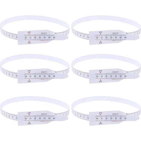 Mètre ruban en acier, 6 pièces, plastique, pour construction (1/5)