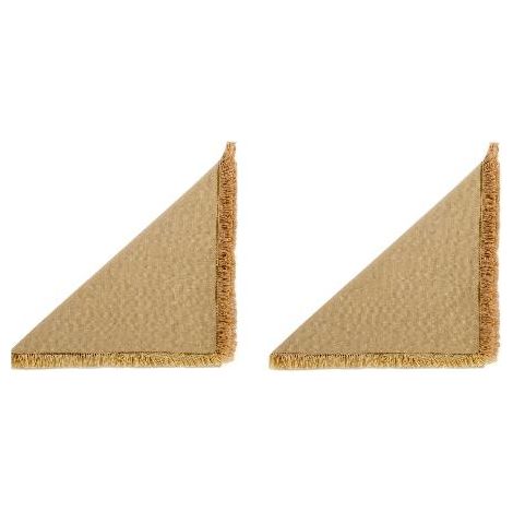 ANDREA HOUSE MS22032 S/2 Servilletas Flecos Beige 40X40 - ref: MS22032