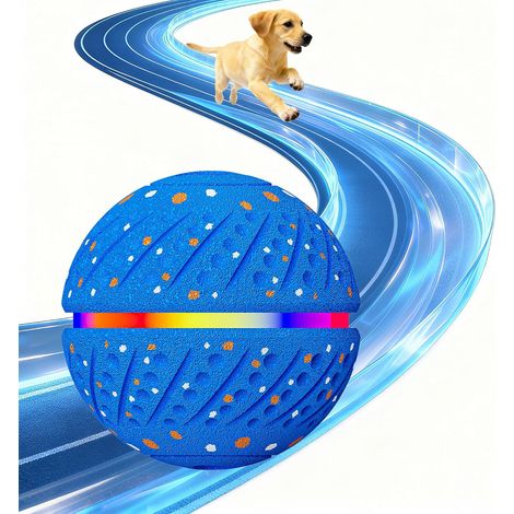 Balle Chien Interactif Intelligente, Jouet Chien Indestructible E-TPU (1/5)