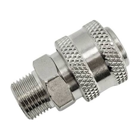 TRU COMPONENTS TC-TE7-2SM RACCORD RAPIDE 10 BAR (MAX) FILETAGE EXTÉRIEUR G1/4 TC-14376084