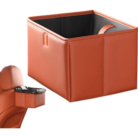 Poubelle de voiture - Poubelle pliable pour véhicule - Récipient anti - (1/5)