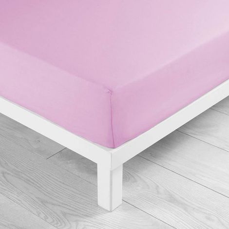 douceur intérieur, Drap Housse (160 x 200 cm) Jersy Blanche, 100% Coton Jersey Blanche 160 x 200 cm 160 X 200 CM DRAP HOUSSE (1/5)