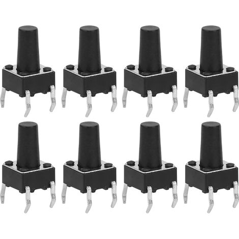 100 pièces interrupteur à bouton Tactile momentané accessoire industriel réponse rapide DIP 6x10mm