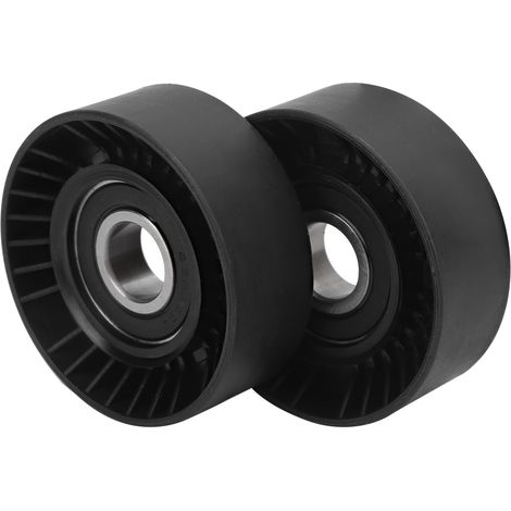 Poulie tendeur de courroie 2 pièces 89133 pour BMW 128i Base 2008-2013, galet enrouleur remplacement auto, accessoire moteur robuste. (1/5)