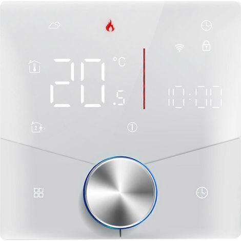 Intelligenter Tuya WiFi-Thermostat mit Sprachsteuerung, digitaler, wöchentlich programmierbarer Temperaturregler