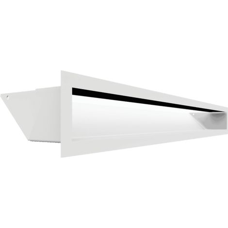 Lüftungsgitter LUFT 9x80 weiß Slim (1/5)