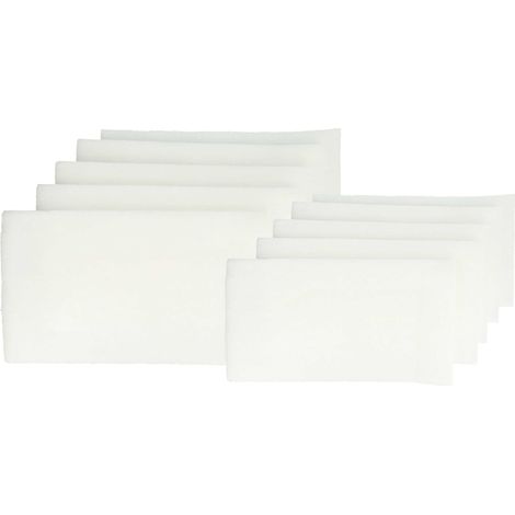 vhbw 10x filtro G4 compatible con Helios KWL EC 200 Eco, KWL EC 200 Pro, KWL EC 300 Eco, KWL EC 300 Pro Unidad de ventilación - (Set: filtro aire de entrada, filtro aire de salida)