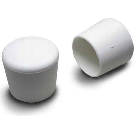 Ajile - Embout flexible enveloppant BLANC pour tube de diam. 28 mm