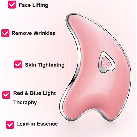 Appareil de massage Gua Sha électrique pour le visage et le cou, outil de massage Gua Sha pour le visage et le cou, outil de raclage du visage (1/5)