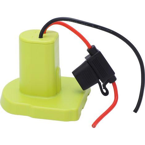 Adaptateur secteur pour Ryobi One+ 18V avec 2 fusibles et câble 14AWG, convertisseur de puissance pour robots jouets DIY (1/5)
