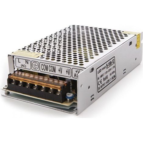 Transformateur LED 230VAC/12VDC 180W 8,5A IP20 (1/3)