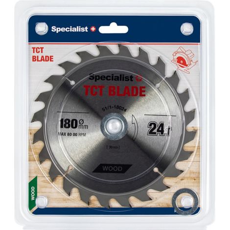 Lame de scie Specialist Wood 180x1 4x30/20/16 mm Z24