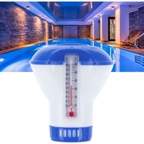 5-Zoll-Schwimmender Chlordosierer und Thermometer aus ABS für Schwimmbäder (1/5)