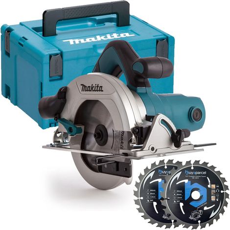 Makita HS6601 240v Corded Electric Circular Saw 165mm 1050w + Makpac + 2 Blades