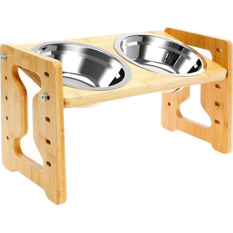 Bol pour Chien et Chiot Mangeoire Surélevée Réglable en (1/5)