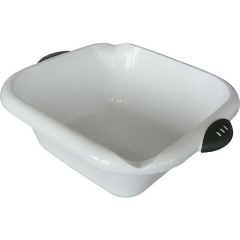 LAGUELLE - Cuvette blanche carrée bimatière 8l