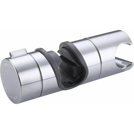 Green Mobility-Support Douche 18-25mm Diamètre Support Douchette Salle de Bain Accessoires Colonne de Douche Réglable Remplacement Support de Pommeau de Douche ABS Chromée, PB4-CH (1/5)