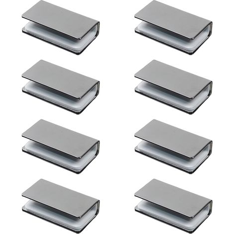 Loquets en fer sans cadre, 8 clips réglables pour vitrines et (1/5)