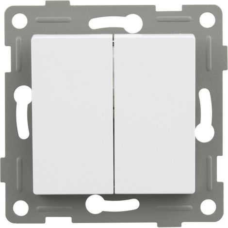 Interruttore onlex double switch 10A 250V incasso (1/2)