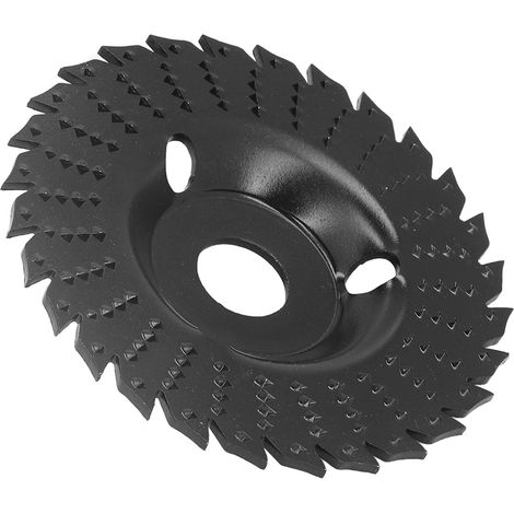 Disque taille-bois acier carbone 28 dents 125mm meule ébarbage fraisage polissage pour perceuse angle (1/5)