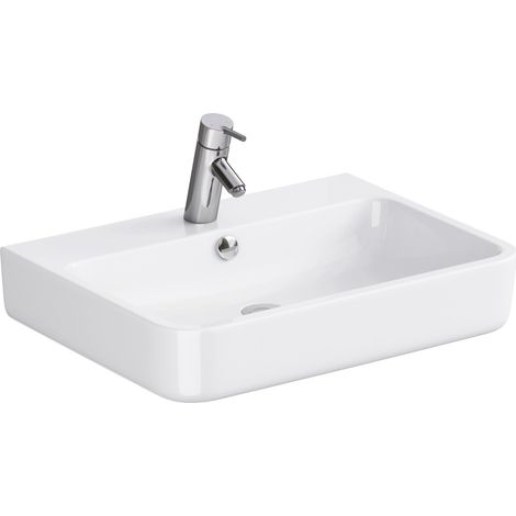 Primaster Waschbecken Marina Waschtisch Keramik Spülbecken Handwaschbecken 60cm