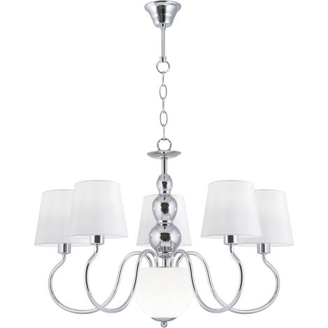 Lámpara 5 luces modelo Maxima acabado cromo 42 cm(alto)63 cm(ancho)63 cm(fondo) (1/3)