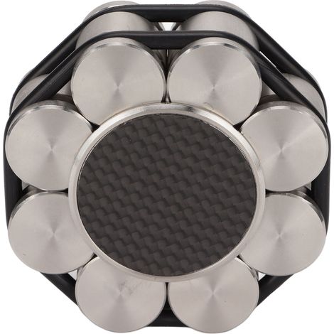 Disque de Stabilisation en Acier Inox pour Tourne-disque Vinyle - Poids Amélioré pour une Lecture Stable