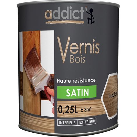 Vernice Satinata per Legno 250ml Incolore - Addict