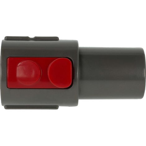vhbw raccordo per aspirapolvere con attacco accessori 32mm compatibile con Dyson Big Ball Absolute 2 - rosso / grigio scuro, in plastica (1/4)