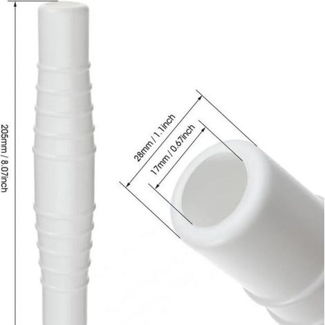 Raccord Universel pour Tuyau d'Aspiration 1.2"/1.5" (31-38mm) – Adaptateur Multifonction pour Nettoyage (1/4)