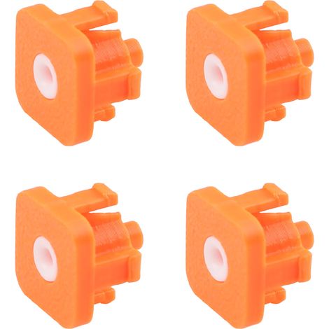 Lot de 4 entrées de filament en céramique compatibles avec l'imprimante 3D Kobra 3/S1C. Protection haute dureté pour le port d'alimentation AMS Guard. (1/5)