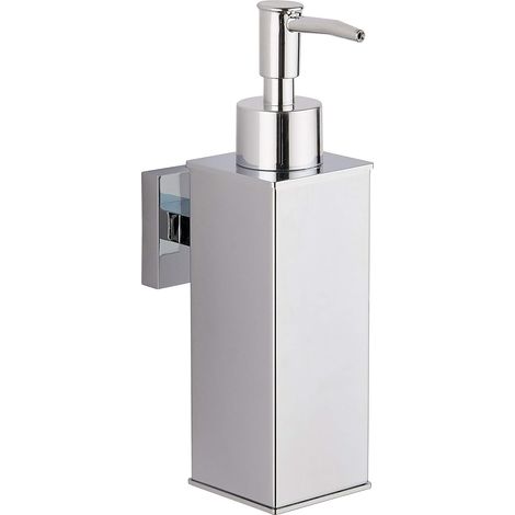 Distributeur de savon mural en acier inoxydable 304 Chromé (1/5)